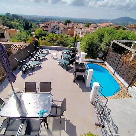 Son Massanet Con Piscina Y Fantasticas Vistas Villa Campanet Bagian luar foto