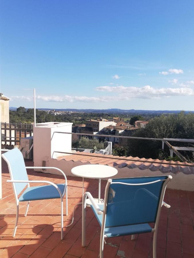 Son Massanet Con Piscina Y Fantasticas Vistas Villa Campanet Bagian luar foto