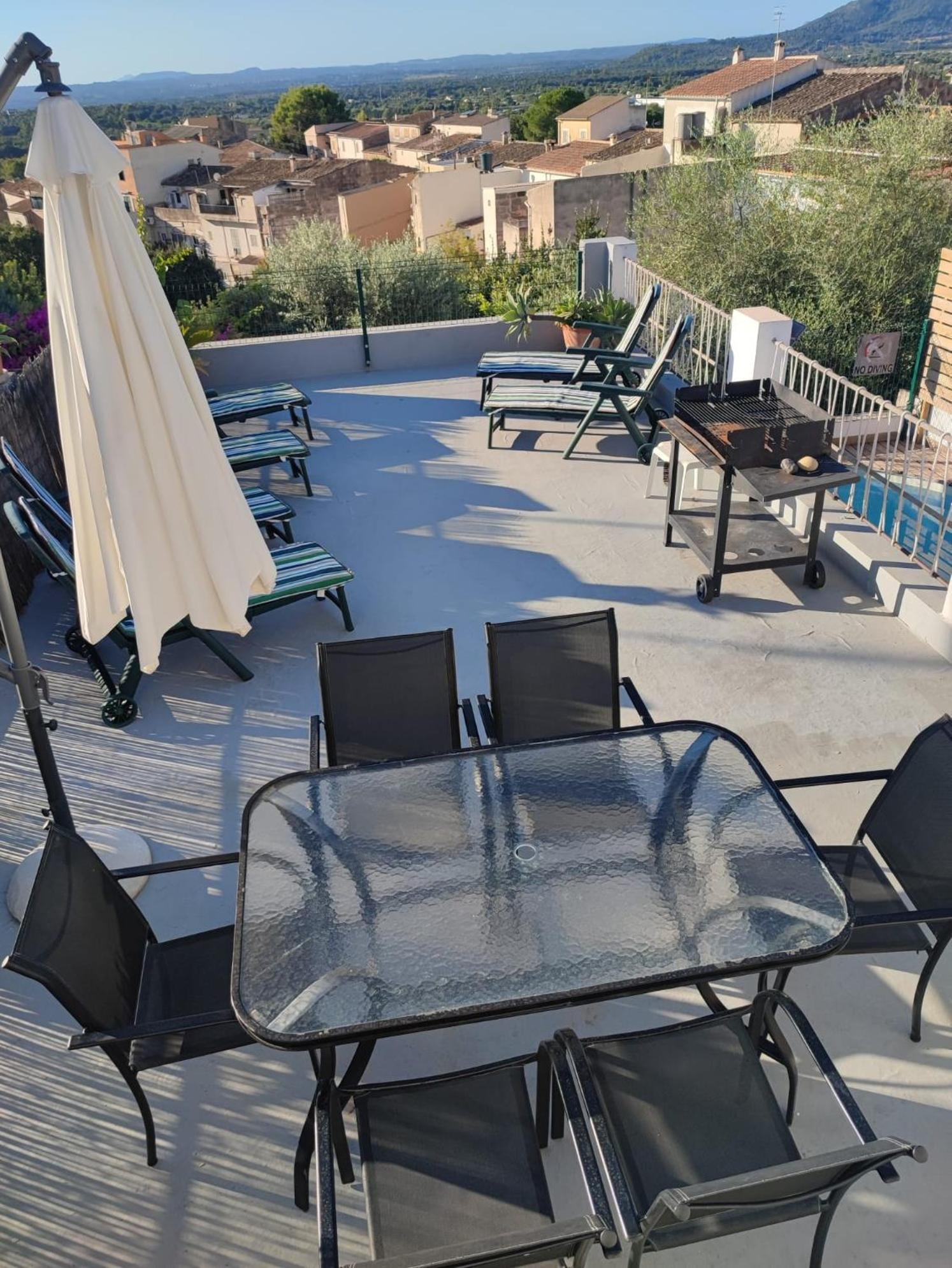Son Massanet Con Piscina Y Fantasticas Vistas Villa Campanet Bagian luar foto